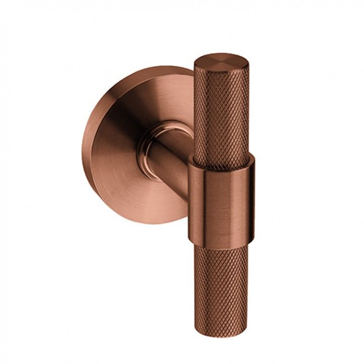 Fixed door knob - Titanium Copper
