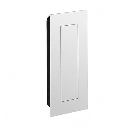 Flush handle with spring cover - POLISHED
