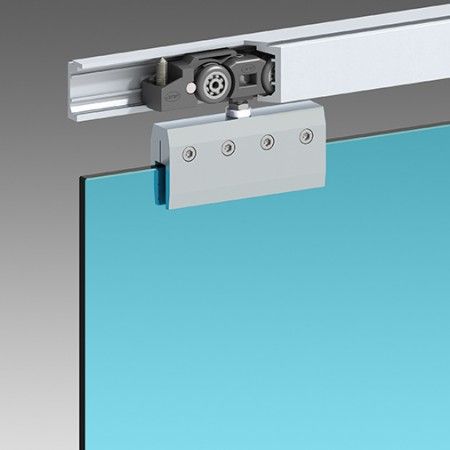 Kit for glass sliding doors - Max door weight: 110Kg