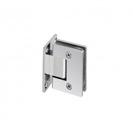 Wall to glass hinge with stop Polished