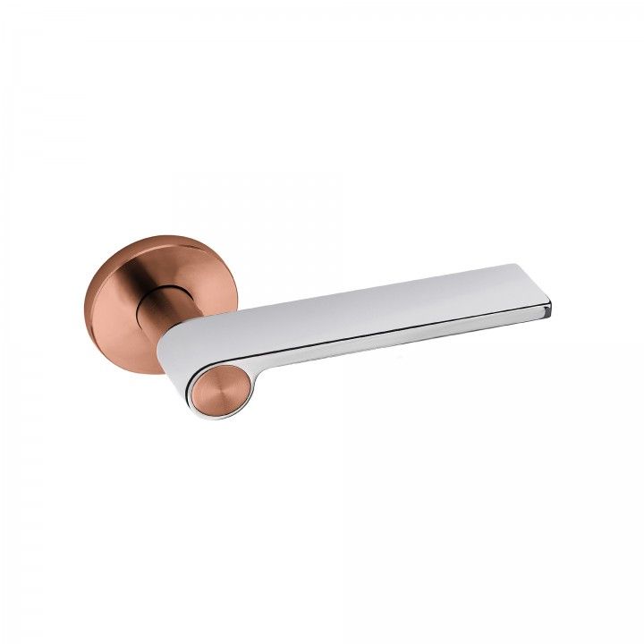 Puxador de porta Outline Mirror  - Titanium Copper