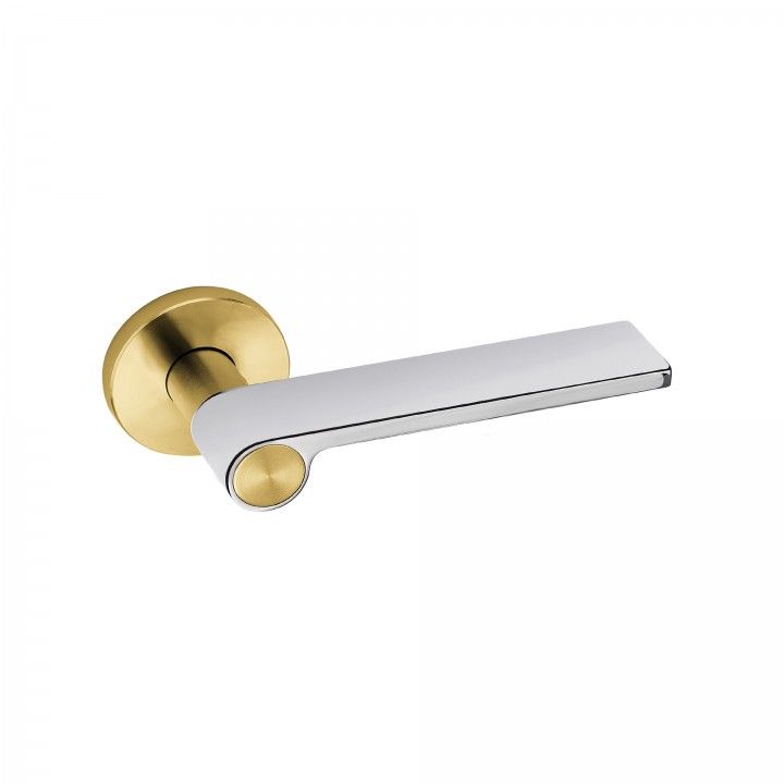 Puxador de porta Outline Mirror - Titanium Gold