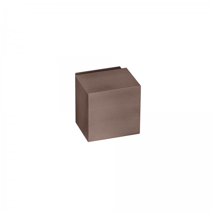 Pomo giratorio Quadro - Titanium Chocolate