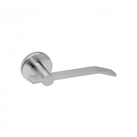 Lever handle, with metallic rose RC08M
