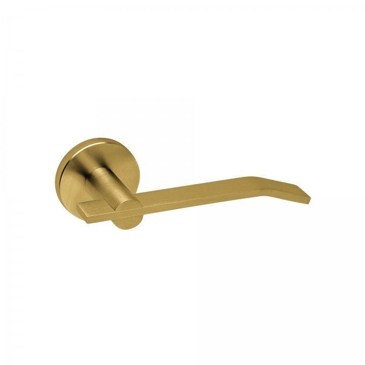 Puxador de porta, com roseta metálica RC08M - Titanium Gold