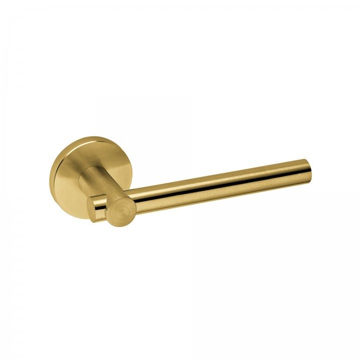 Manilla de puerta con roseta metalica RC08M - Titanium Gold