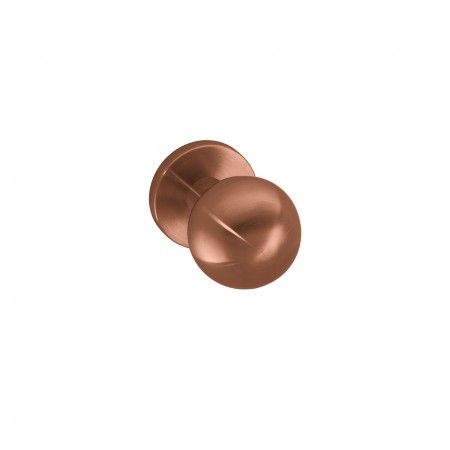Fixed door knob - Ø50mm - Titanium Copper