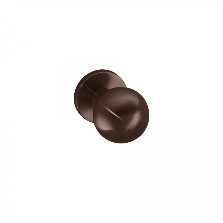 Puxador de porta fixo - Ø50mm - Titanium Chocolate