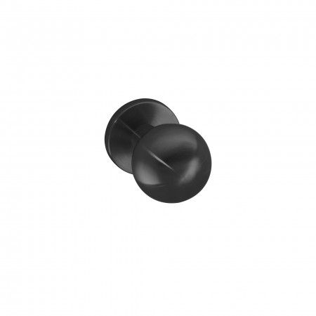 Fixed door knob - Ø50mm - Titanium Black