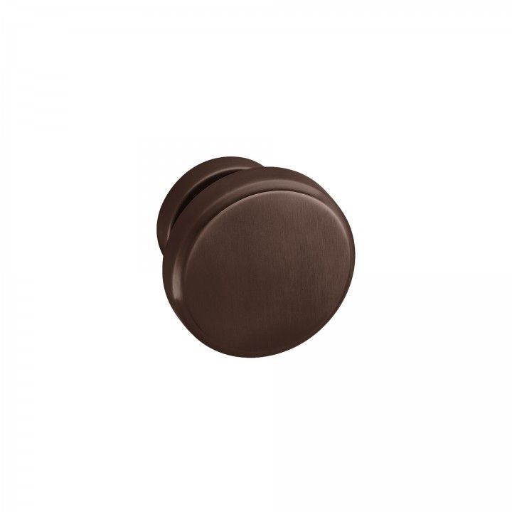 Fixed door knob - Ø70mm - Titanium Chocolate