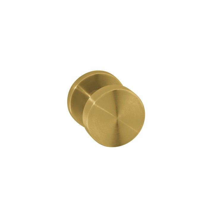Fixed door knob - Ø50mm Titanium Gold