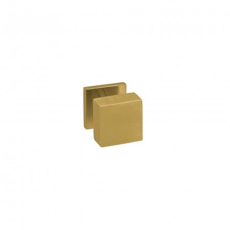 Turning knob Quadro -50x50 - Titanium Gold