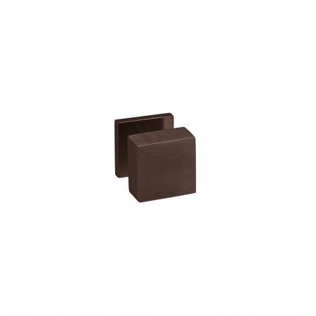 Puxador de porta "Quadro" - 50x50 - Titanium Chocolate