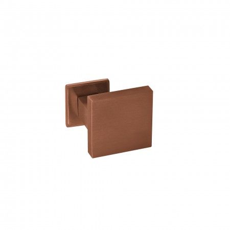 Puxador de porta fixo - 70x70mm - Titanium Copper
