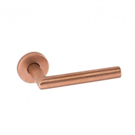 Lever handle Times - Ø19mm, with metallic rose RC08M