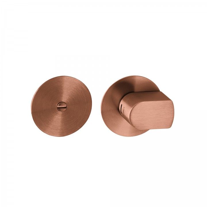 Bathroom snib indicator - Titanium Copper