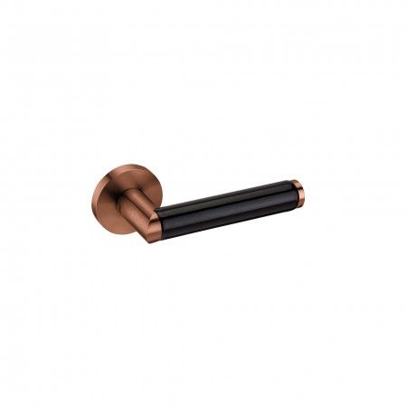 Puxador de porta "Link Porcelana Black" - Titanium Copper
