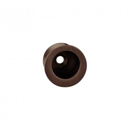 Round Flush handle - Ø30mm Titanium Chocolate