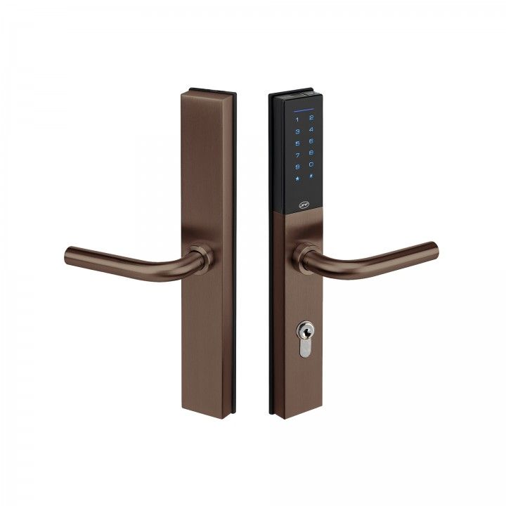 VOYAGER security access control lock set - Titanium Chocolate
