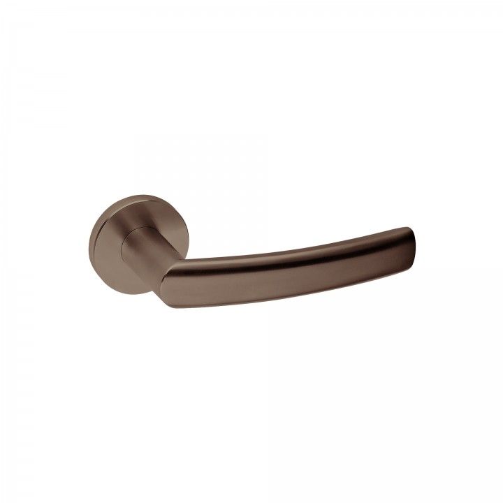 Manilla de puerta con roseta metalica RC08M - Titanium Chocolate