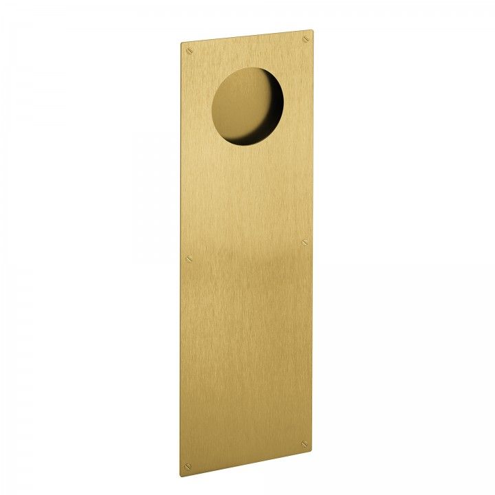 Concealed flush handle - Titanium Gold