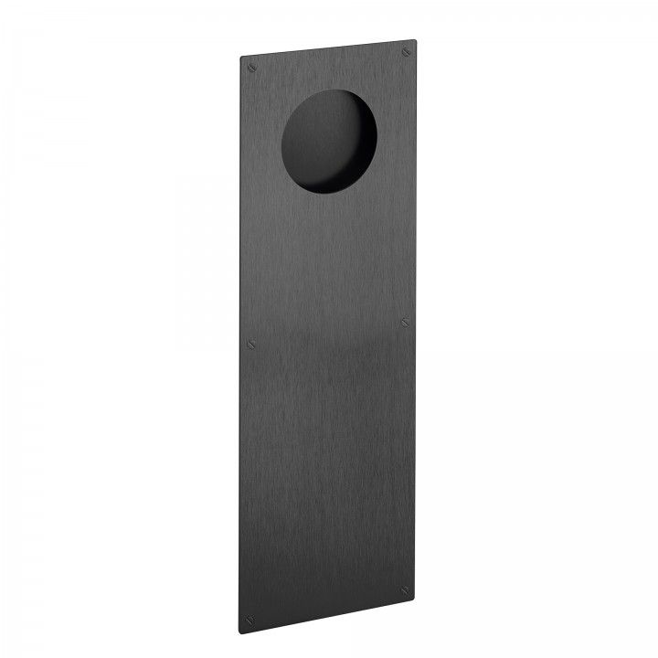 Concealed flush handle - Titanium Black