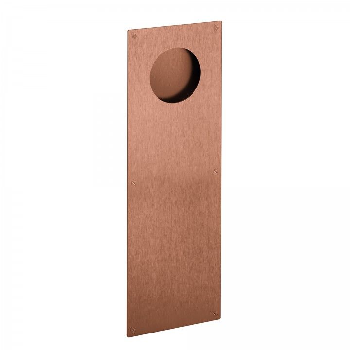 Concealed flush handle - Titanium Copper