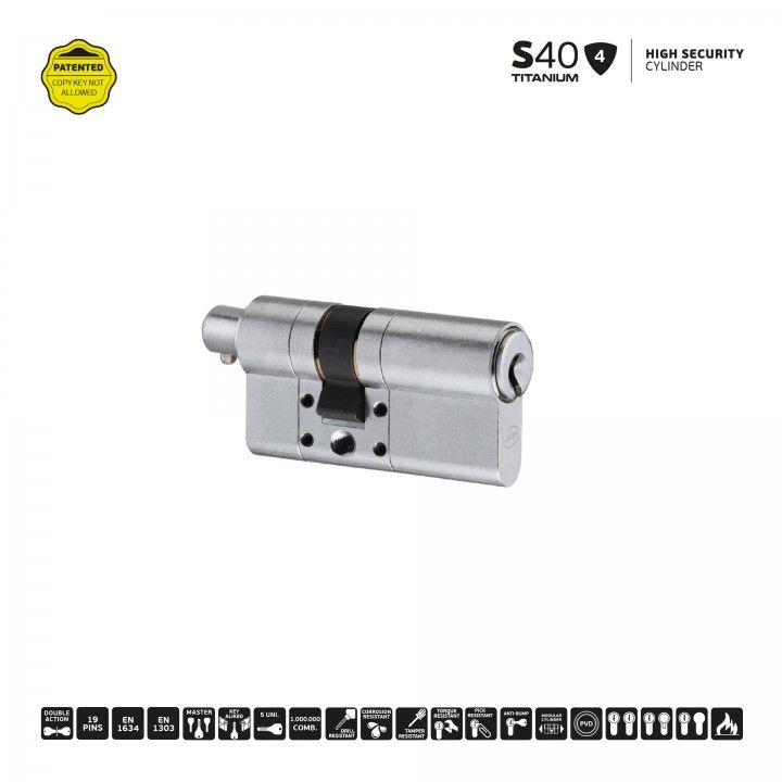 S40 - High security cylinder