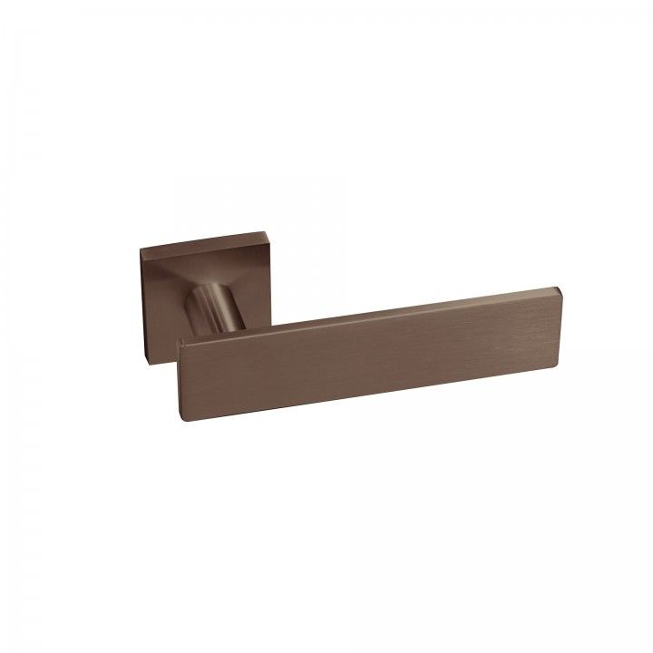Lever handle Leaf - QC08M - Titanium Chocolate