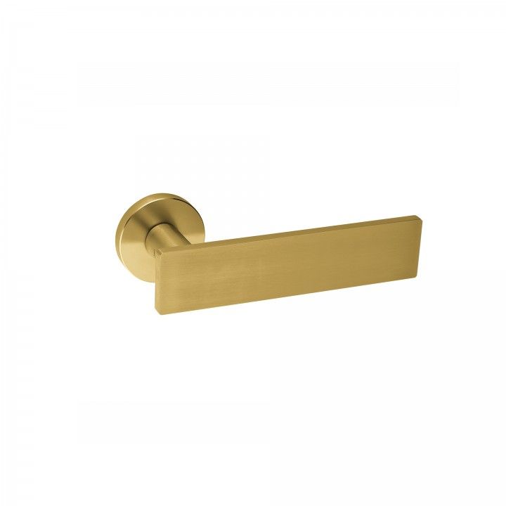 Puxador de porta "Leaf" - QC08M - Titanium Gold