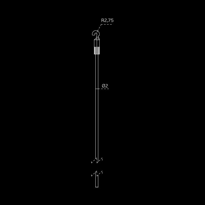 Suspension system with nylon cable