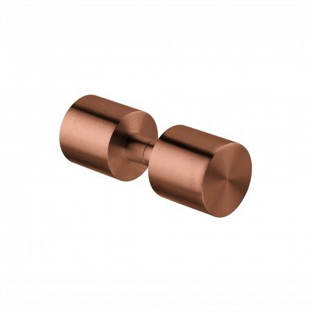 Fixed knob for glass doors - Ø50mm - Titanium Copper