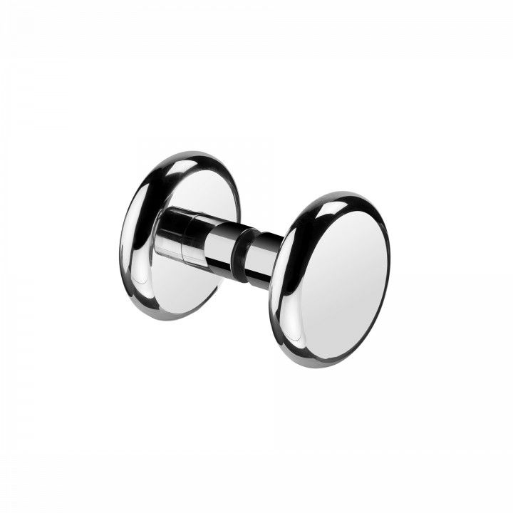 Fixed knob for glass doors - Ø70mm - Polished