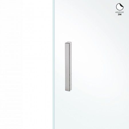Rectangular flush handle to stich in the glass - 150 x 15mm