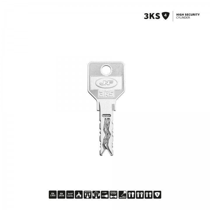 3KS - Cilindro de perfil europeu de alta segurana