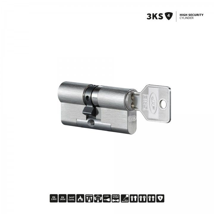 3KS - Cilindro de alta seguridad de perfil europeo - IN.19.3KS