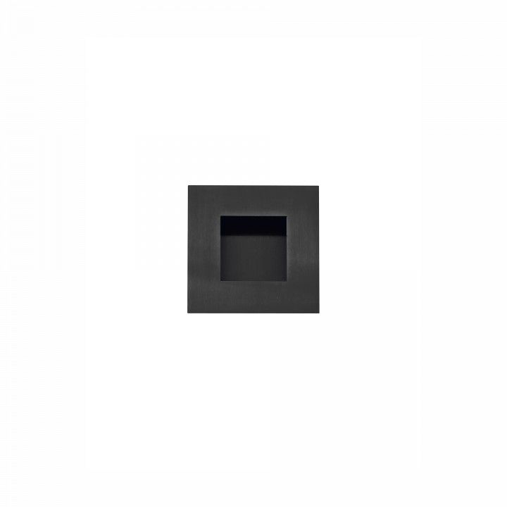 Square Flush handle - Titanium Black