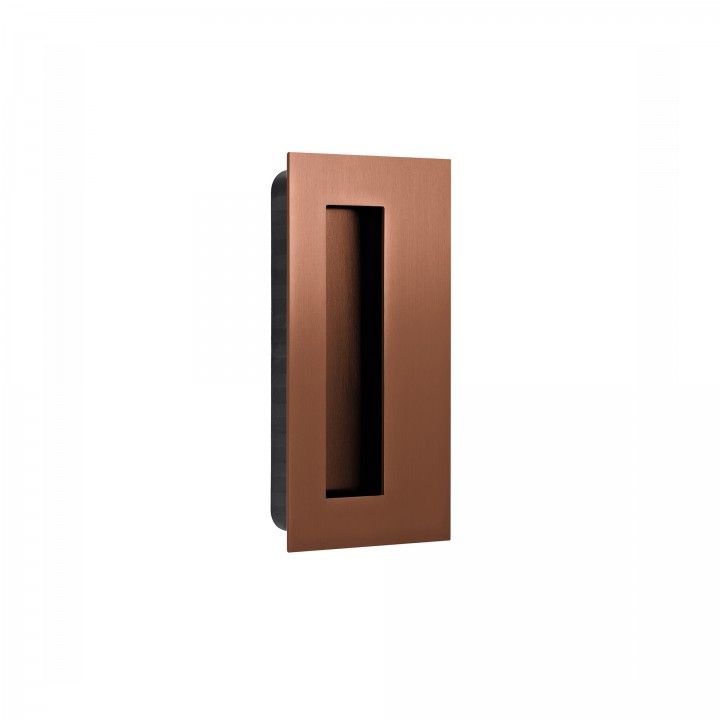Rectangular Flush handle - Titanium Copper