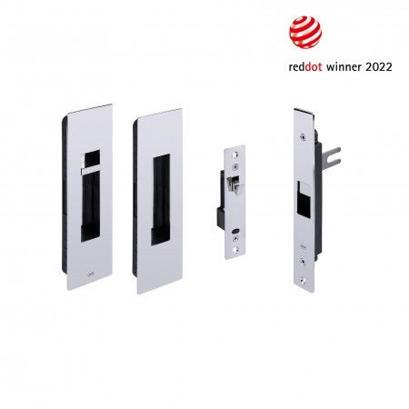 Magnetic sliding door lock
