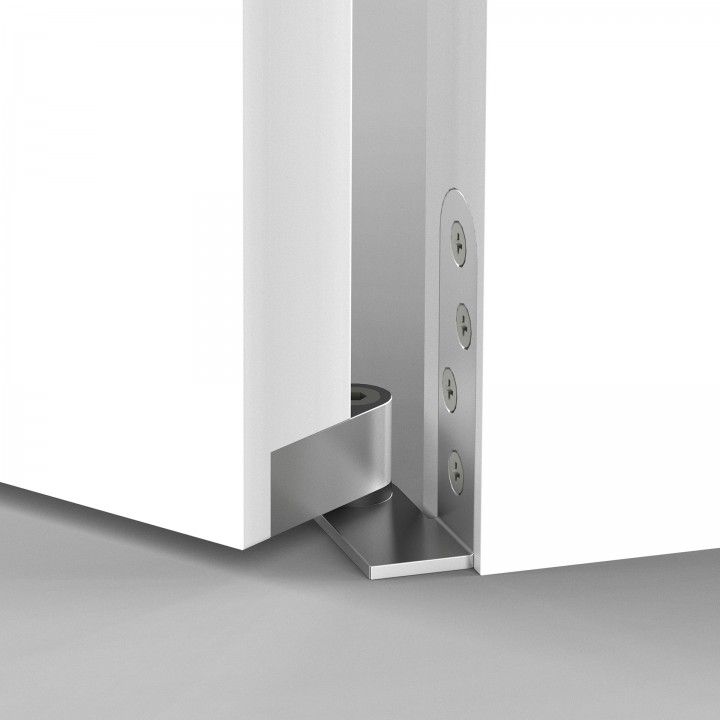 System for pivoting one way doors - 40kg