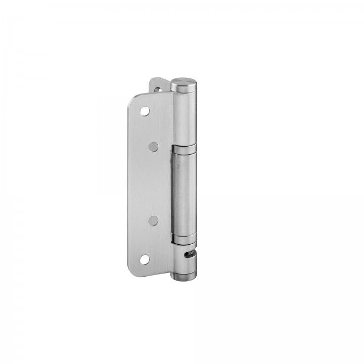 Spring hinge with two ballbearings, soft closing