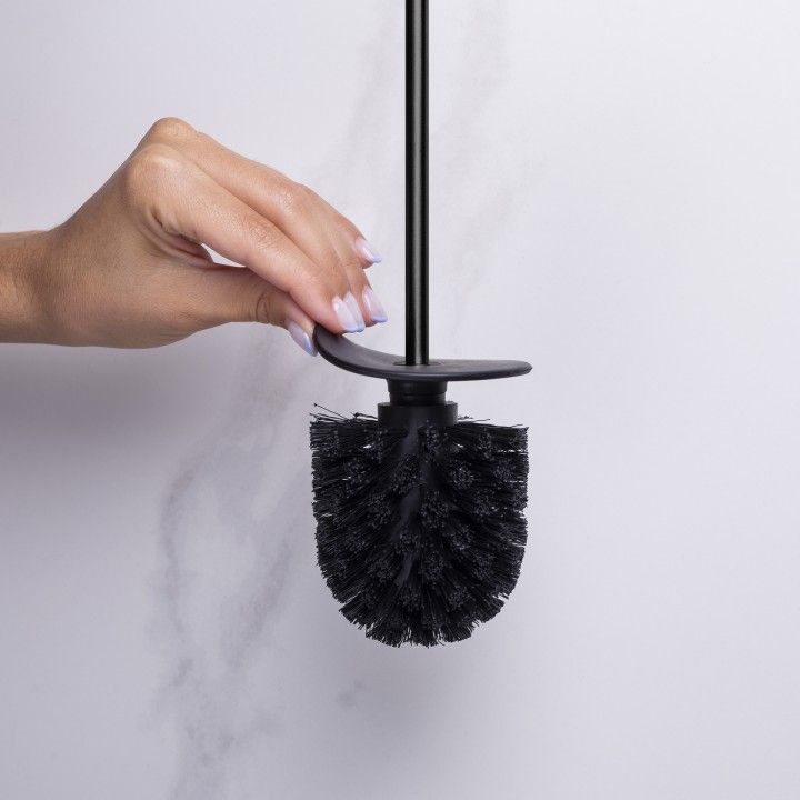 Wall toillet brush
