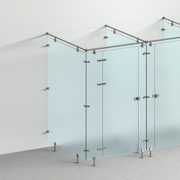 Glass to glass support
