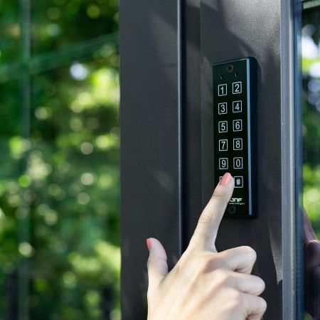 Access control with number key pad